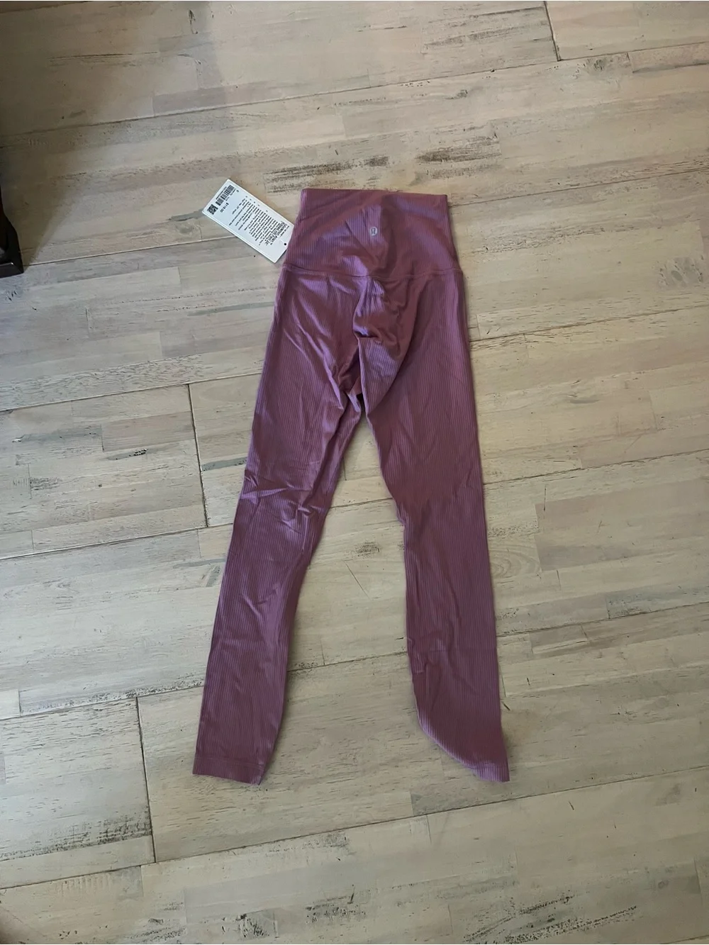 lululemon athletica Align Ribbed HR Pant 25”- Mauve (Pink/Purple) - Picture 2 of 4